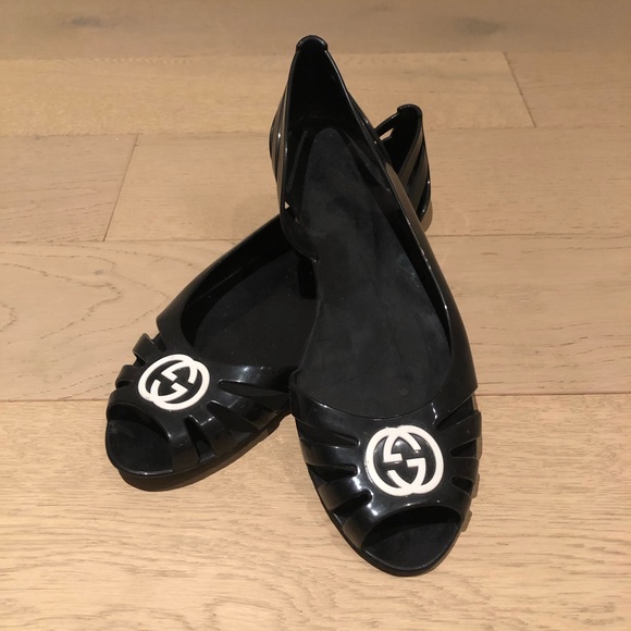 Gucci Shoes - Gucci Jelly Flats - size 39